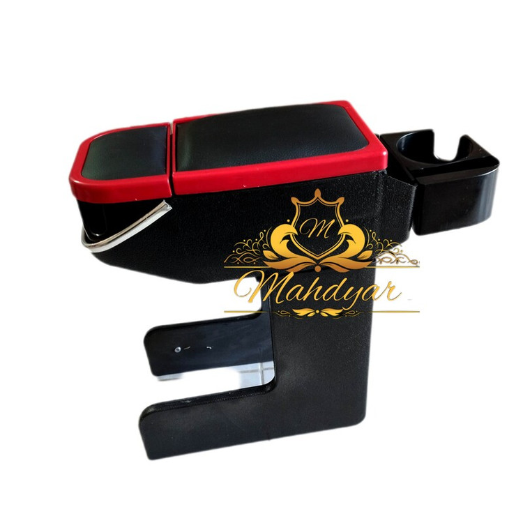 کنسول وسط ساینا کوییک تیبا پراید جنس پلاستیک فشرده دو لیوان