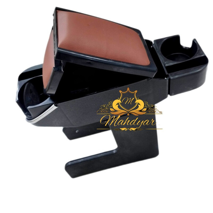کنسول وسط ساینا کوییک تیبا پراید جنس پلاستیک فشرده دو لیوان